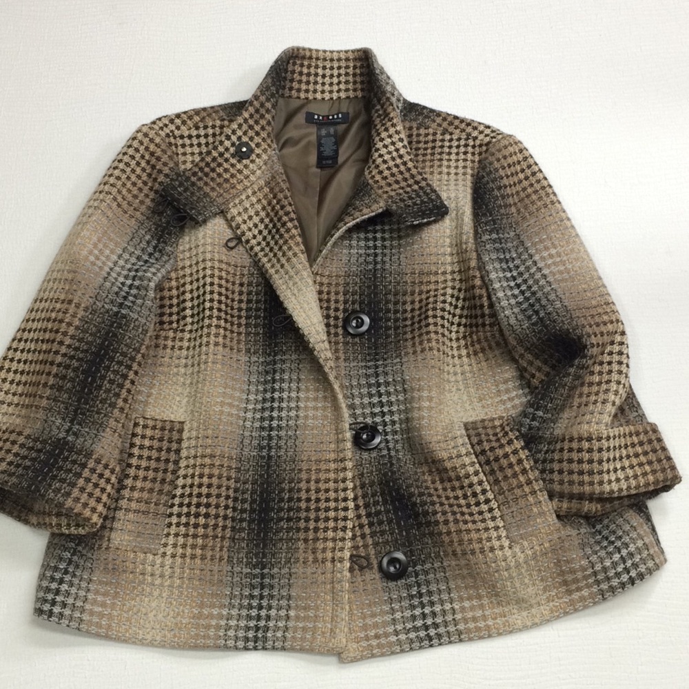 Vintage axcess Liz Claiborne wool blend jacket
